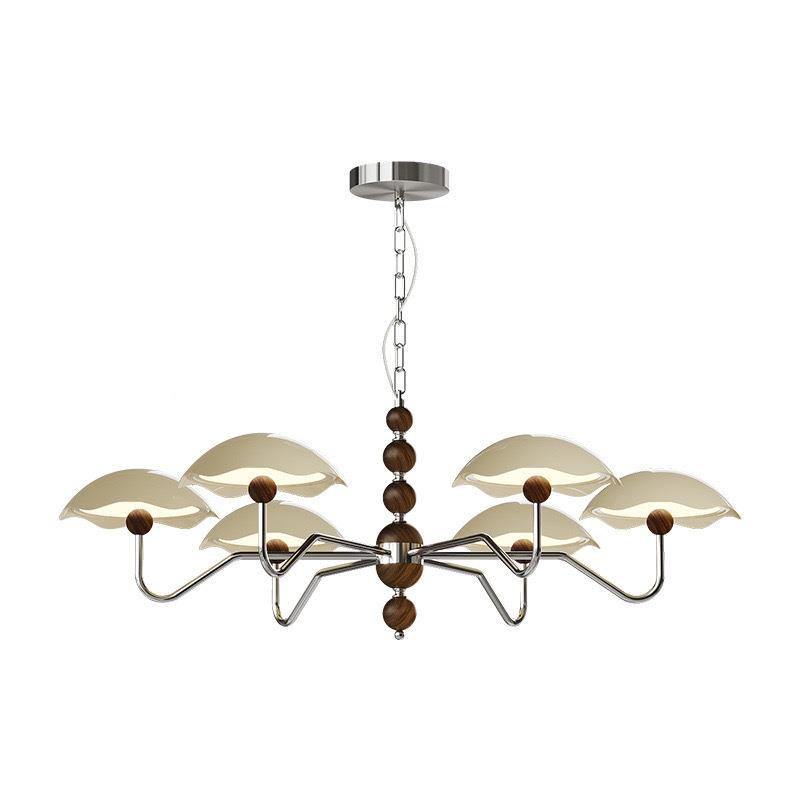 2025款壳法式新古风客厅吊灯中古创意吊蛋链护眼大厅中灯餐655厅