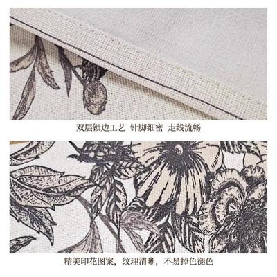 新中式禅意茶几垫布防水防油茶桌布会议室高端长条台布轻奢高级感