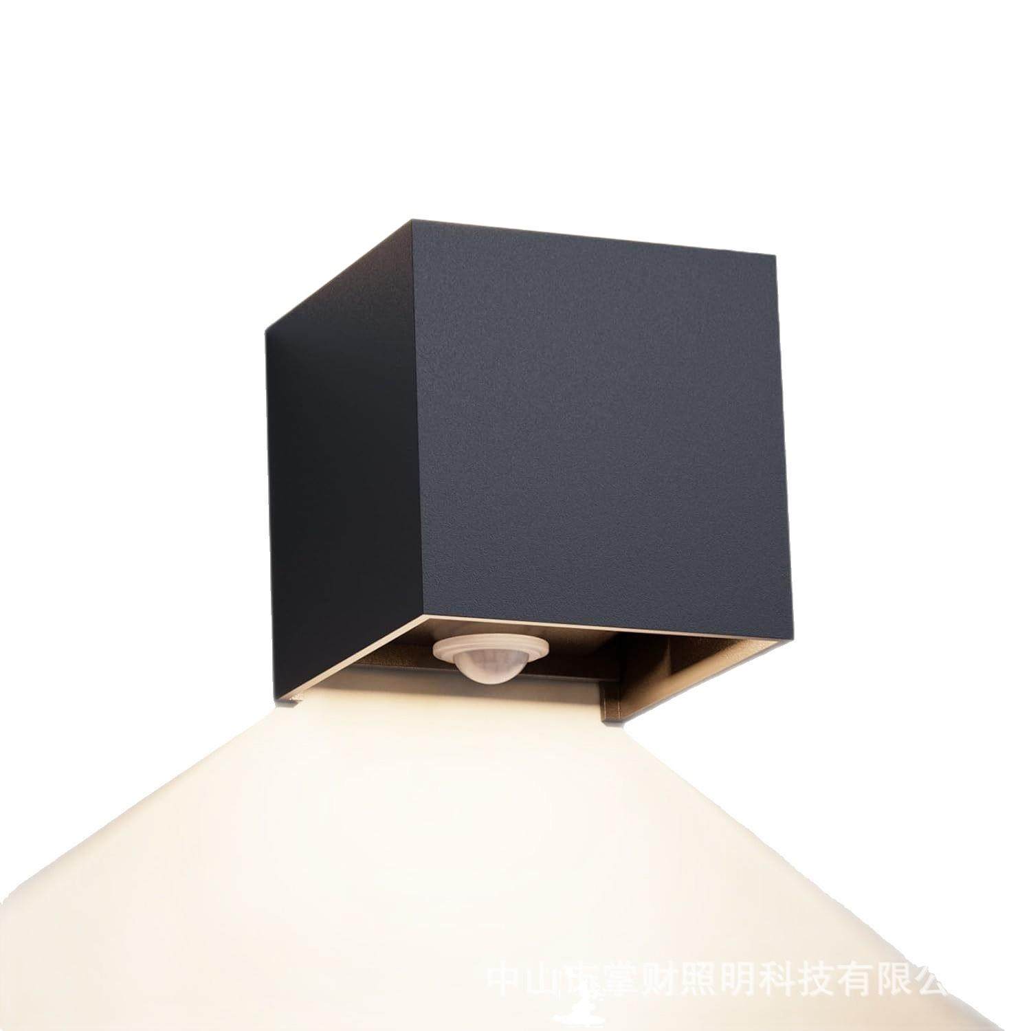 户外感应壁灯防水过道卧室墙壁灯阳台现代简约床头灯led装饰灯具