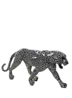 新款创意炫彩豹子动物树脂工艺品摆件家居客厅桌面电视柜装饰