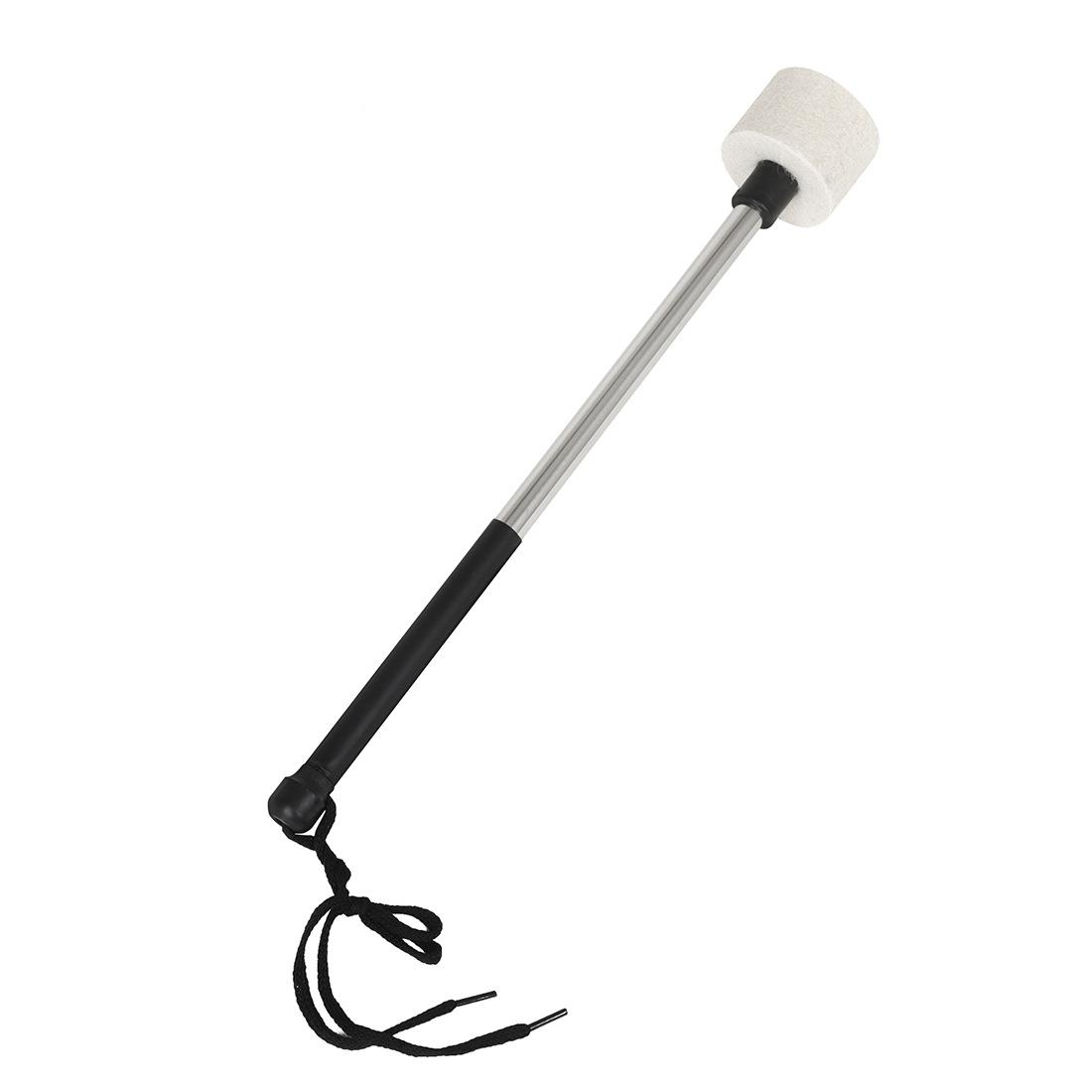 打击器配件大乐军槌鼓鼓锈钢防滑毛毡头不鼓锤乐队演UGI奏行进鼓