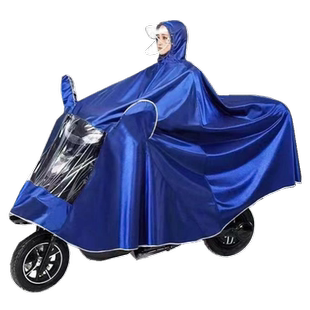 摩托车雨衣长款全身防暴雨成人电动车雨衣男女单人双人电瓶车雨披