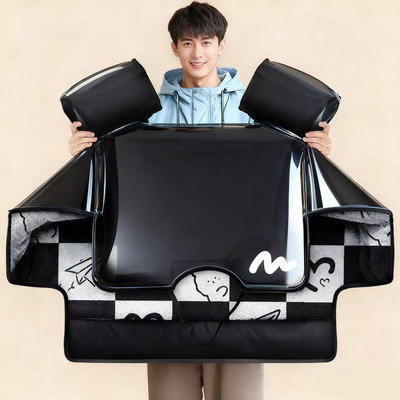 冬季镀膜款电动车挡风被钢化膜防水加绒加厚通用电动摩托车挡风罩