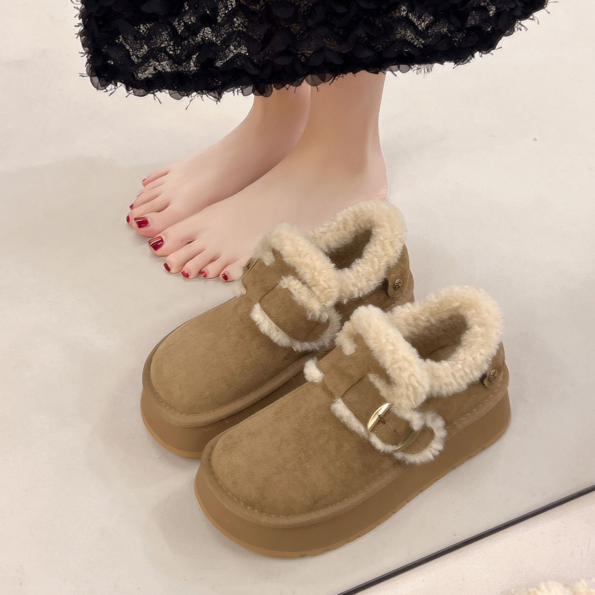 【好物推荐】巨舒适！加绒勃肯鞋