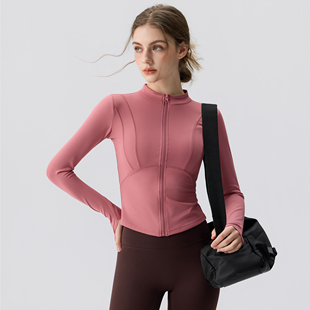 新丽雅2025新款 健身服上衣 瑜伽外套女秋冬专业跑步运动骑行服长袖