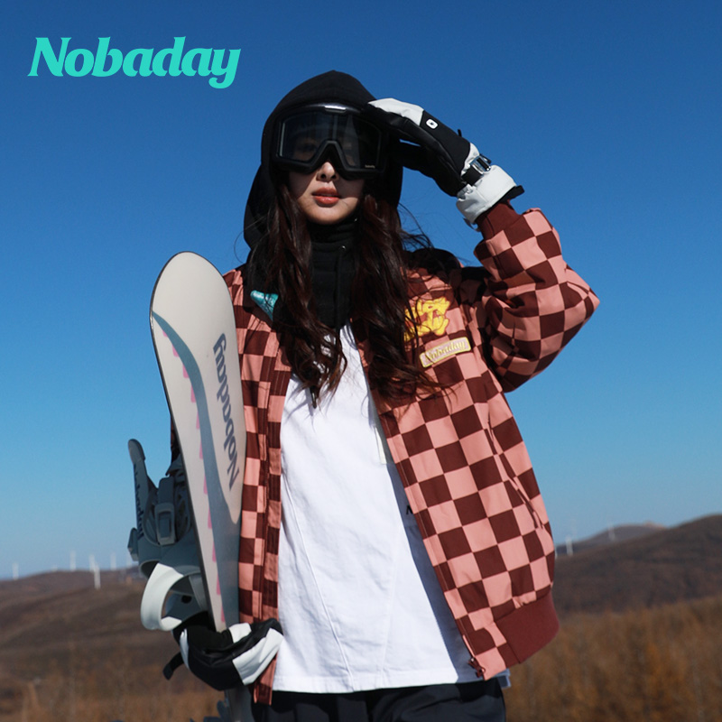 Nobaday滑雪服夹棉外套户外保暖
