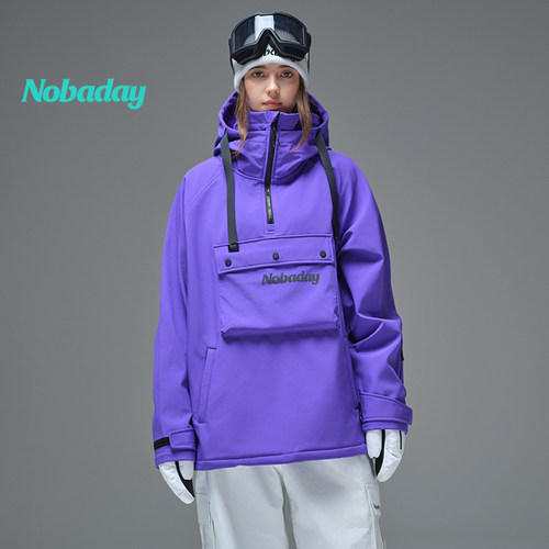 NOBADAY赵一博同款紫色滑雪服