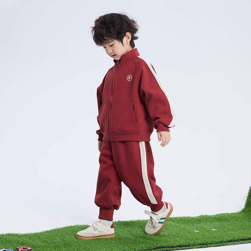 男童春季套装春秋儿童春装运动服2025新款中小童男孩帅气痞帅童装