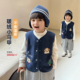 男童马甲2025冬新款 儿童摇粒绒背心男孩外穿上衣宝宝内穿校服神器
