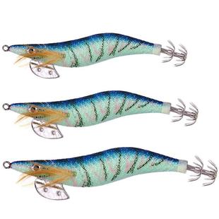 体育10枚夜光木虾套装盒带铅绑毛虾假虾饵鱿鱼钩伞状钩工厂