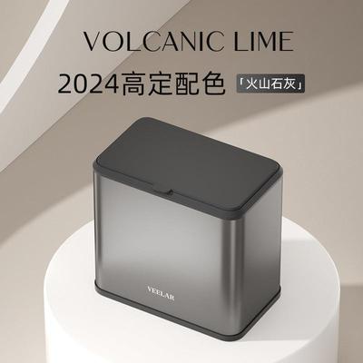 厨房垃圾桶挂式家用2024新款免弯腰小号厨余带盖壁挂高颜值