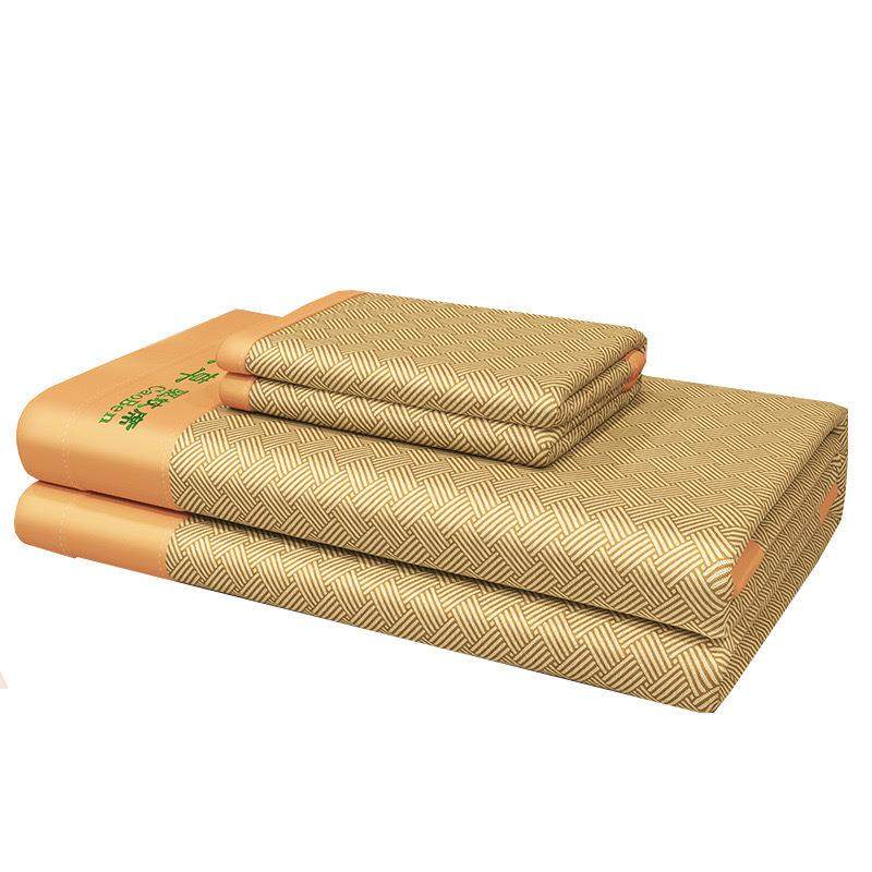 简约夏季艾草凉席三件套冰丝藤席草席水洗空调软席子礼品,床上用品,藤席,淘宝优惠券,粉丝福利购,淘宝优惠卷