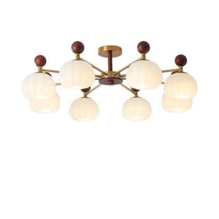 北欧客厅吊灯田园风卧室房间餐厅吊灯美式 奶油书房网红吊灯