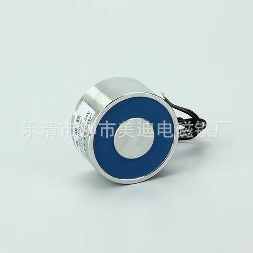 厂家供应微型吸盘电磁铁ZX-P50/27DC24/12V圆形吸力电磁铁