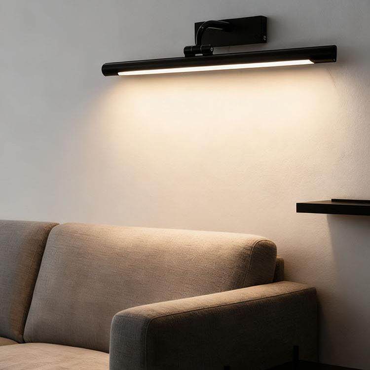 简约镜前灯无须拉线镜柜灯遥控一键三色亮光壁灯床头卧室灯