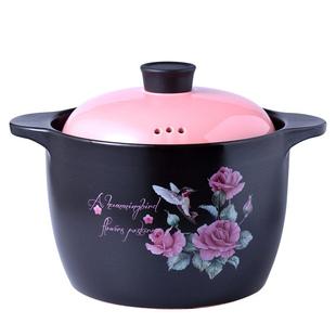 家用陶瓷砂锅电陶炉燃气明火煮粥沙锅商用大容量双耳煲汤炖锅