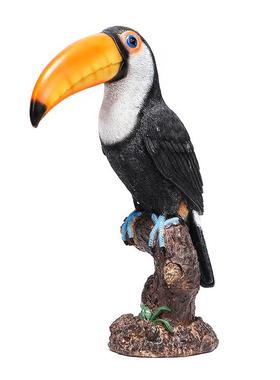 美式创意大嘴鸟摆件仿真小动物客厅电视柜家居摆设北欧酒柜装饰品