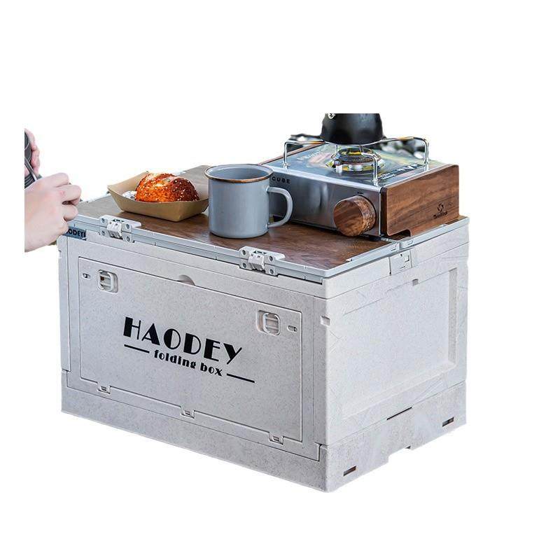 源头工厂户外折叠防水露营箱便携野餐收纳箱户外箱多功能车载箱