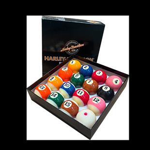 黑水晶台球子美式十六彩桌球子标准大号子一套中式黑八用品巧粉