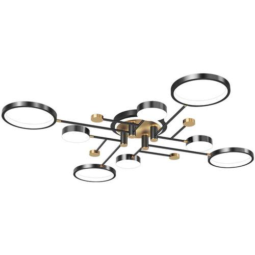 吊灯客厅灯现代简约大气轻奢吸顶灯主卧室灯2023新款全屋中山灯具