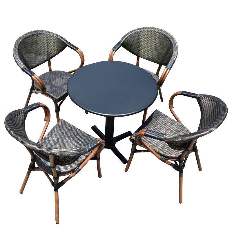 现货户外桌椅奶茶店咖啡厅餐藤编桌椅组合特斯林网布休闲椅子室外,商业/办公家具,商用藤编家具,淘宝优惠券,粉丝福利购,淘宝优惠卷