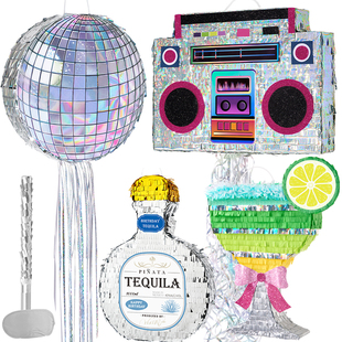 皮纳塔成人生日派对用品聚会砸糖玩具pinata18岁party氛围感道具