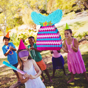 美人鱼主题皮纳塔儿童生日派对用品聚会游戏砸糖玩具pinata道具HK