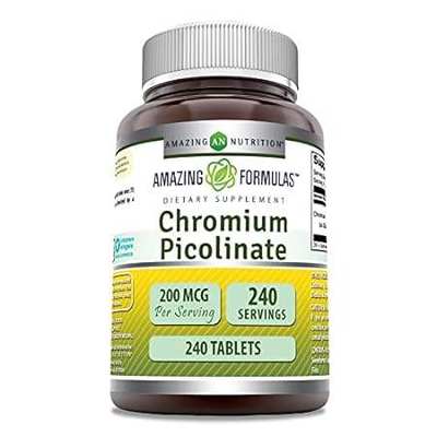 Amazing Formulas Chromium Picolinate 200Mcg Tablets Suppl