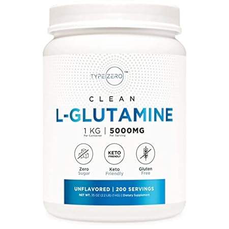 5X Strength L Glutamine Powder(5000mg| 1KG) 6-Month Sup