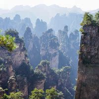 热卖张家界3日游 武陵源+天门山 大峡谷栈道+禾田居山谷接送机 站