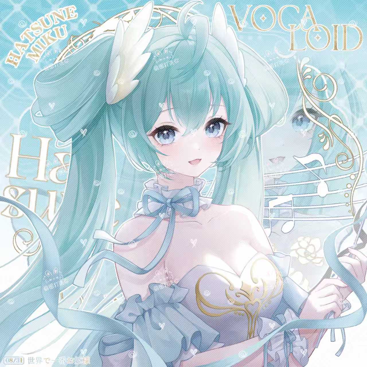 初音未来miku同人周边吧唧徽章