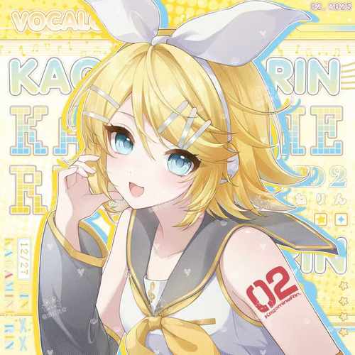 初音未来镜音铃吧唧徽章周边