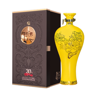 国花瓷西凤酒陈年凤香甲等30白酒52度30年500ml绵柔凤香型粮食酒