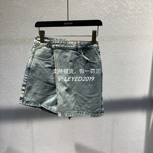 jsister正品代购商场同款2024春款JS国内牛仔短裤S413112142-699