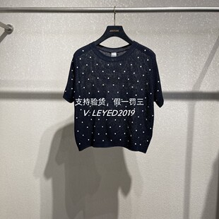 JessyLine专柜正品2025春款波点针织衫513104256-399