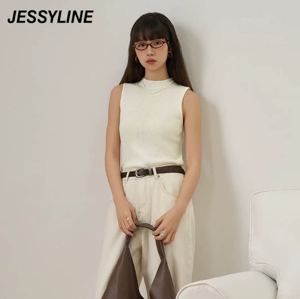 Jessyline杰西莱/专柜正品杰西莱2024秋新款针织衫431204399-249