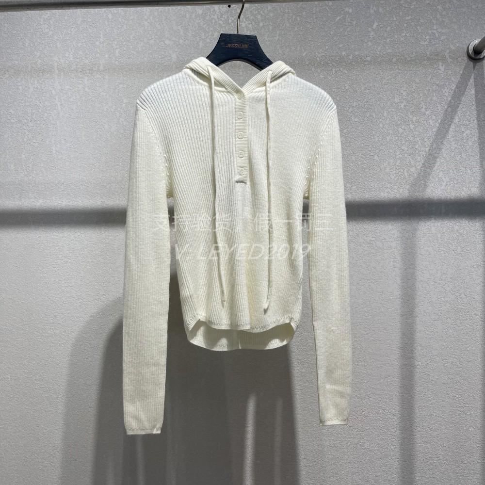 JESSYLINE/杰茜莱2024秋款专柜正品连帽针织衫433204216-569