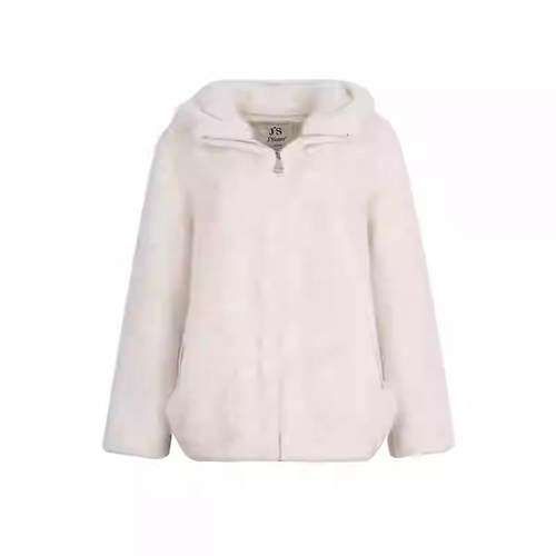 JS/JS冬季简约百搭皮草外套