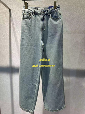 专柜正品2024秋款牛仔长裤