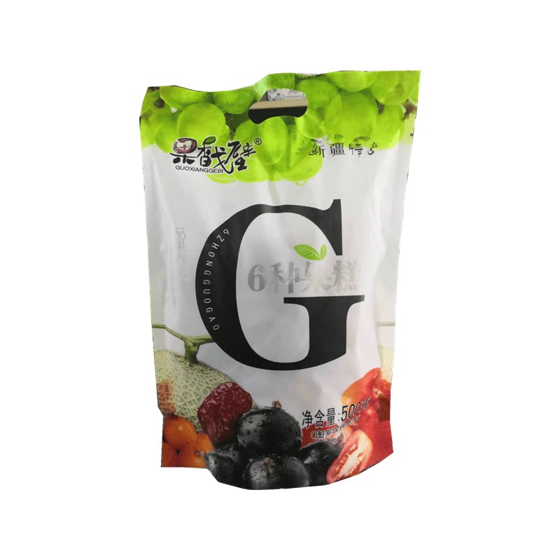 新疆富蕴特产果香戈壁6种口味果糕混合装500g内置独立小包装