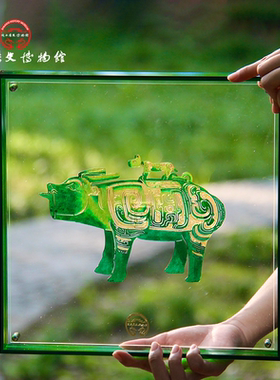 陕西历史博物馆牛尊皮影装饰画