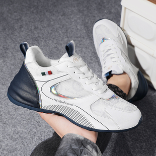 维克瓦萨运动鞋夏季新款男鞋阿帕奇轻奢高端手工包底情侣老爹鞋子