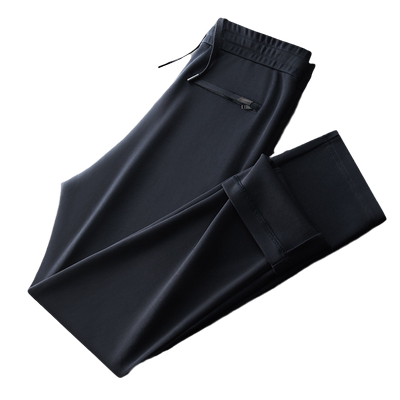 超厚仿羊羔绒直筒休闲裤加绒加厚