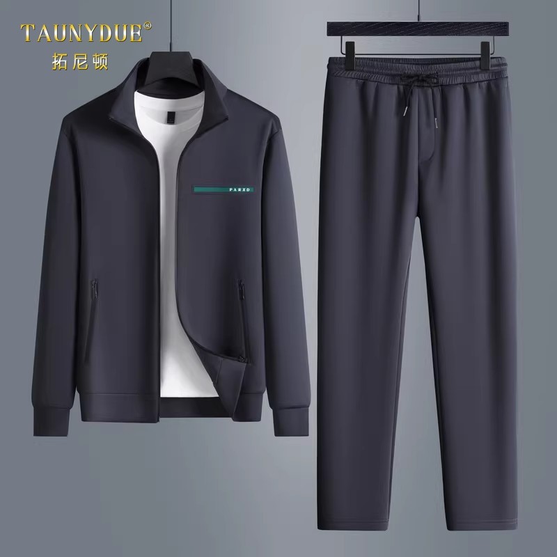 TAUNYDUE运动休闲套装男士春秋季中青年开衫长袖立领卫衣外套男装,男装,休闲运动套装,淘宝优惠券,粉丝福利购,淘宝优惠卷