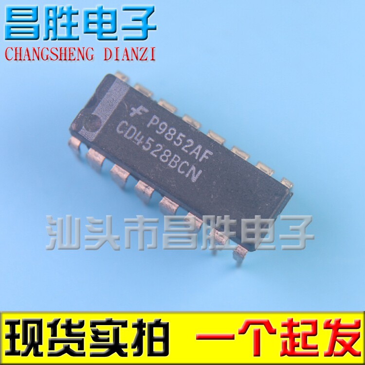 【昌胜电子】CD4528BCN HEF4528BP HEF4528 DIP-16 逻辑芯片 - 实物图