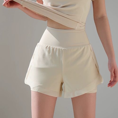 跑步短裤女健身裤防走光显腿长