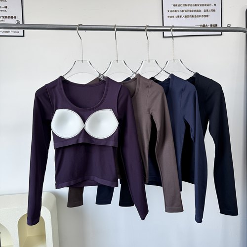 秋冬运动上衣百搭显瘦瑜伽服长袖