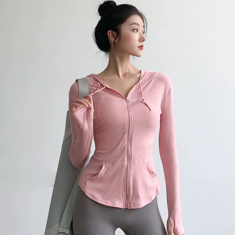 运动瑜伽外套修身显瘦