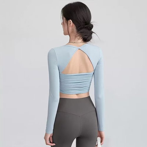 运动显瘦瑜伽服健身速干上衣