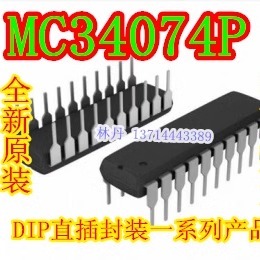 MC34074P   MC34074  直插DIP-14 全新 MOT MC34074P